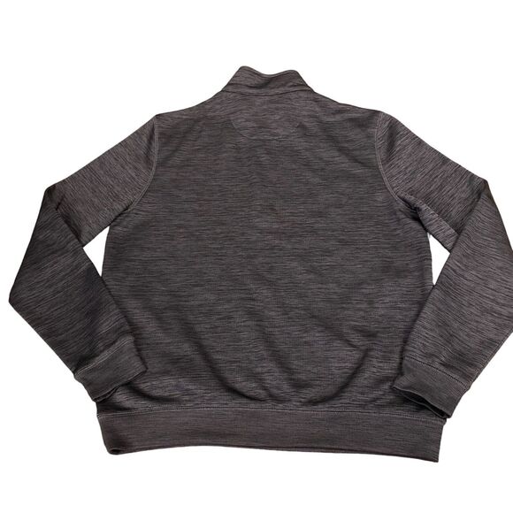 Callaway Golf Quarter Zip Men's Small Gray Space Dye Long Sleeve Mock Neck - Picture 2 of 16